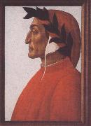 Sandro Botticelli Portrait of Dante Alighieri oil